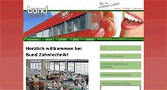 Desktop Screenshot of bund-zahntechnik.de